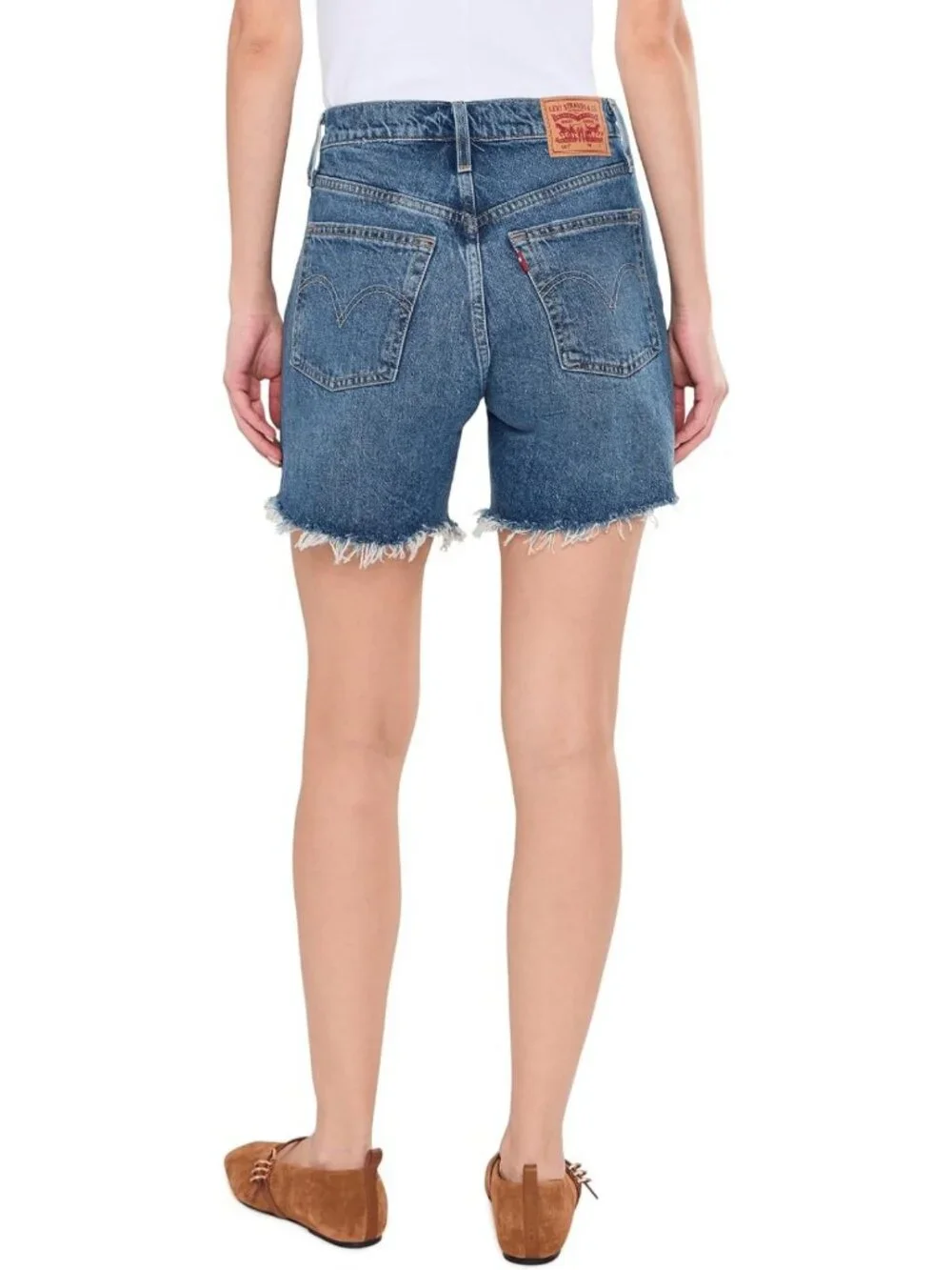 Stylish Women's Mid-Thigh Denim Shorts | Classic Fit, Casual Summer Essential